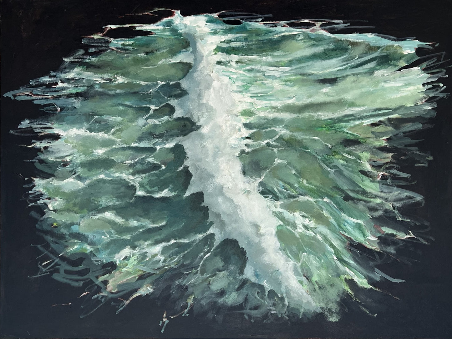 Thiessen, Vivien, Schermarke, 60 x 80cm, Ölgemälde