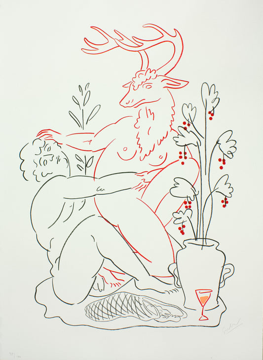 Westerberg, Sif Itona, Verhandlung, 69 x50cm, 98/100, Lithografie