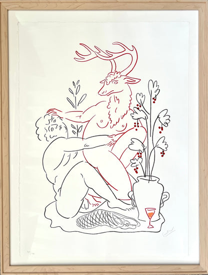 Westerberg, Sif Itona, Verhandlung, 69 x50cm, 98/100, Lithografie