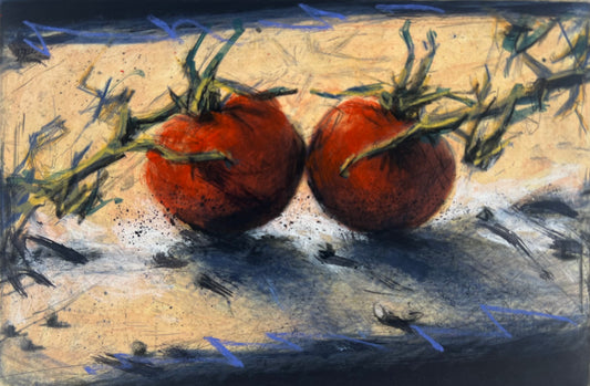 Wever, Peter, Zwei Tomaten, 15,5 x 23,5cm, 150/150, Radierung