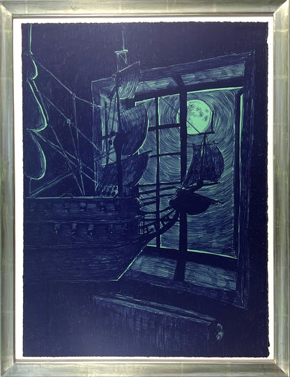Schelde, Morten, Window, 68 x 50cm, 34/60, Lithografie