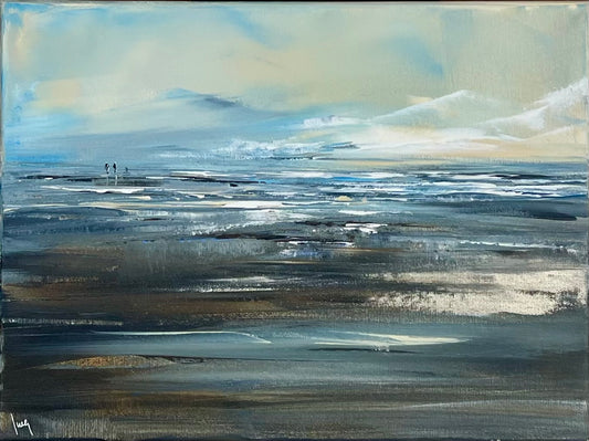 Ramm, Ines, Winterlicht, 30 x 40cm, Acrylgemälde
