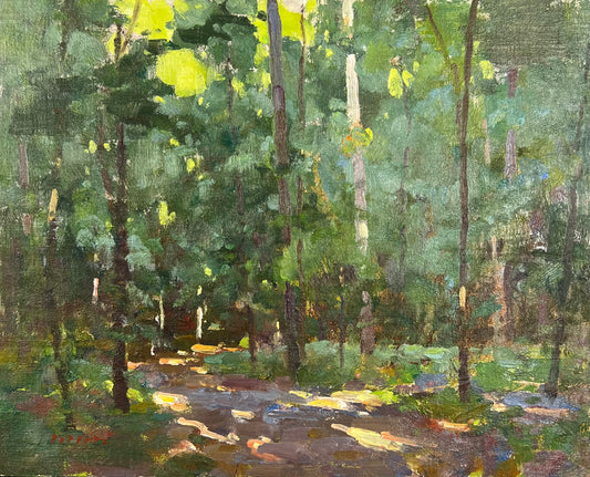 Wirtz, Björn, Igelpfad, 24 x 30cm, Ölgemälde