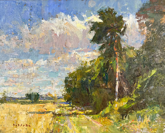 Wirtz, Björn, Mittagshitze, 24 x 30cm, Ölgemälde