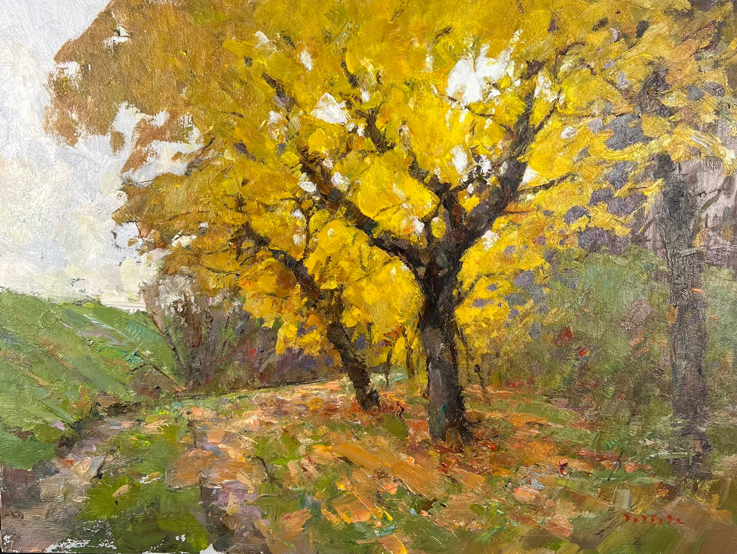 Wirtz, Björn, Tal der Maronen, 30 x 40cm, Ölgemälde