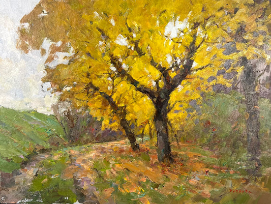 Wirtz, Björn, Tal der Maronen, 30 x 40cm, Ölgemälde