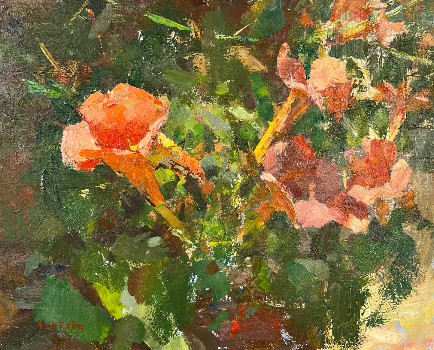 Wirtz, Björn, Trompetenkonzert, 24 x 30cm, Ölgemälde