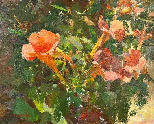 Wirtz, Björn, Trompetenkonzert, 24 x 30cm, Ölgemälde