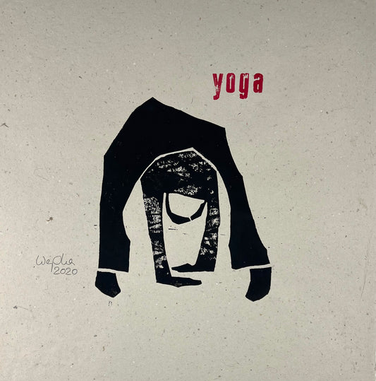 Weiss, Karina, Yoga II, 55 x 57,5cm, Holzschnitt