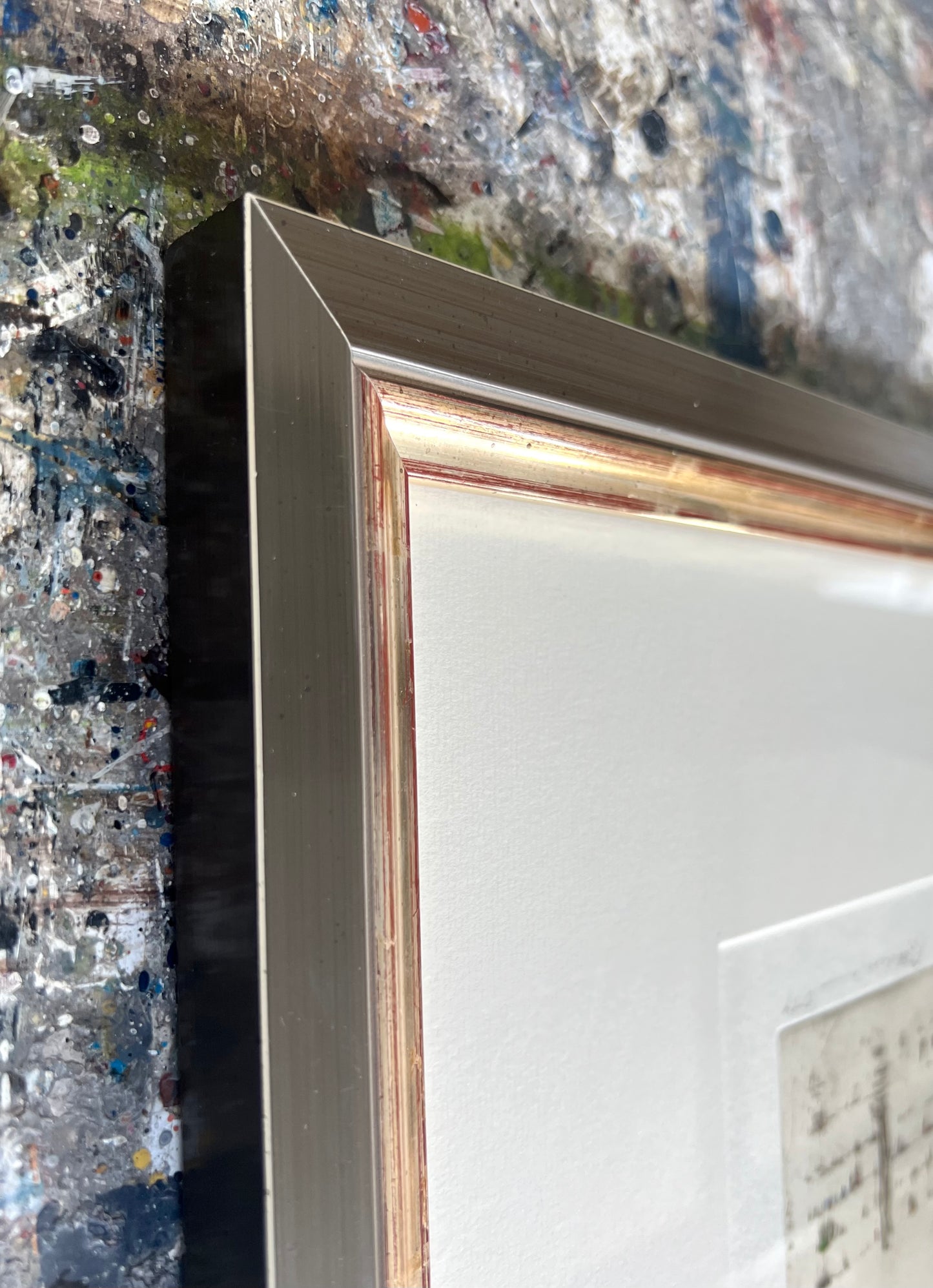 Beckmann, Otto, Zaun, 9,1 x 28,5cm, e.a., Radierung