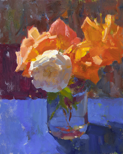 Wirtz, Björn, Zu Gast, 30 x 24cm, Ölgemälde