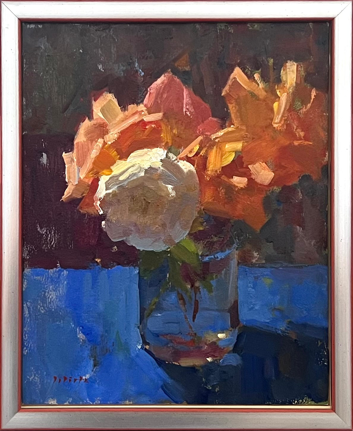 Wirtz, Björn, Zu Gast, 30 x 24cm, Ölgemälde