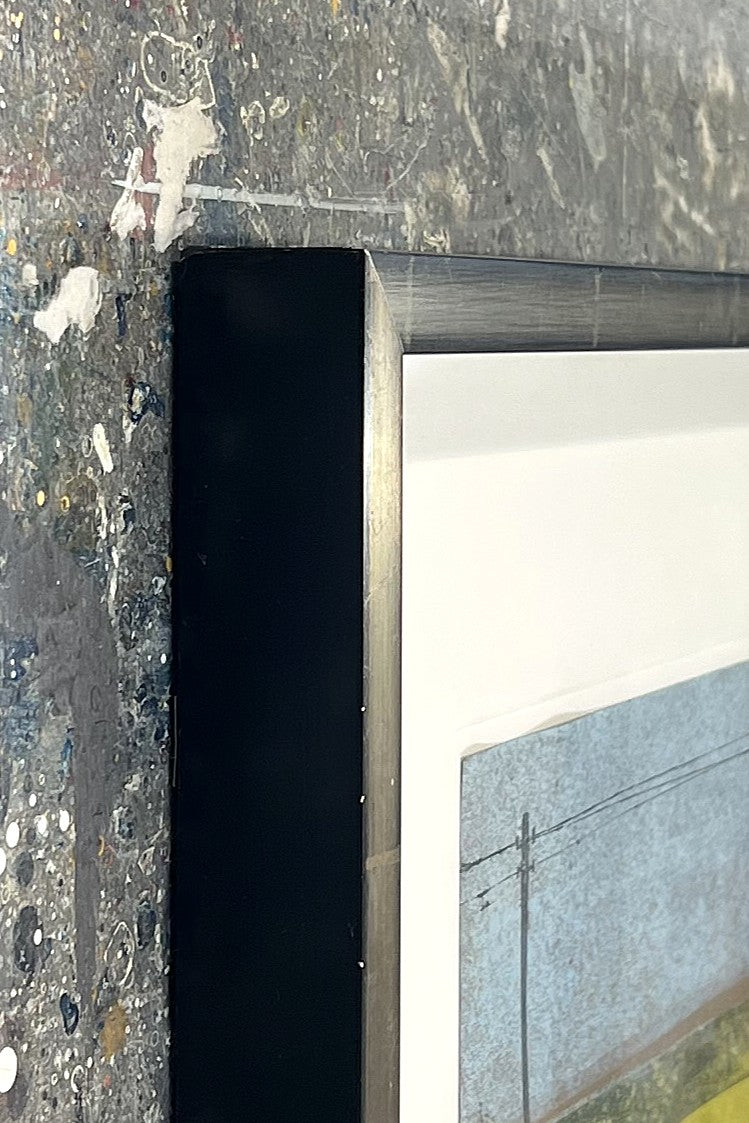 Nesterova & Tchepets, Aus dem Zugfenster I, 37 x 15,5cm, Unikatdrucke (Mischtechnik)