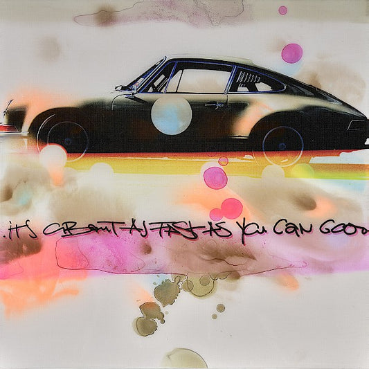 Döring, Jörg, Fast as you can (12/49),  40 x 40cm, Mixed Media