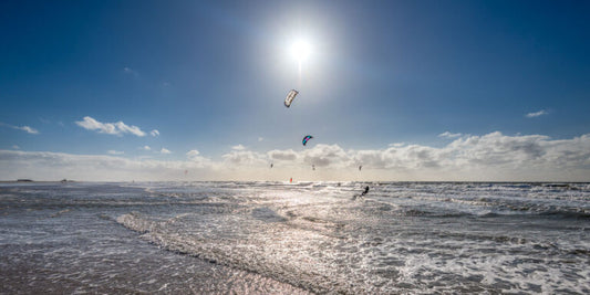 Reinstadler, Mario, Kiter vor Sankt Peter Ording I, 55x110cm, 7/50,
