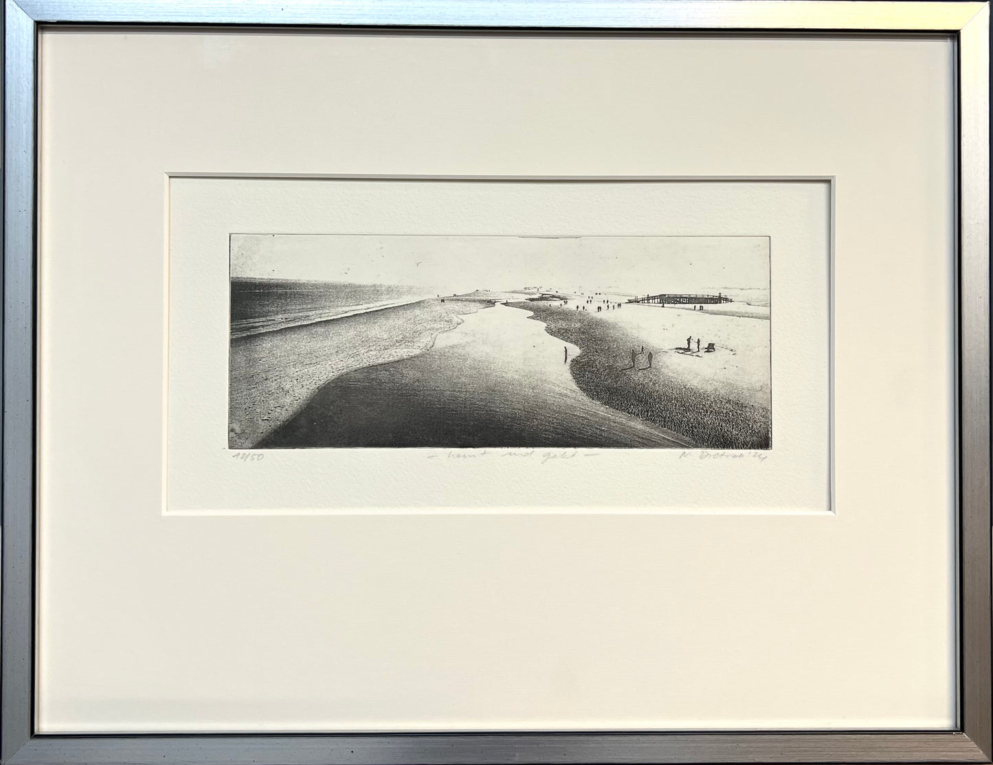 Dietrich, Nadine, Kommt und geht, 11 x 27,5cm, 12/50, Photopolymer Etching