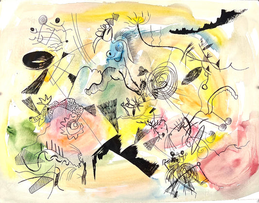 Hofmann, Veit, Ohne Titel 1, 56 x 74cm, Unikat, 1996