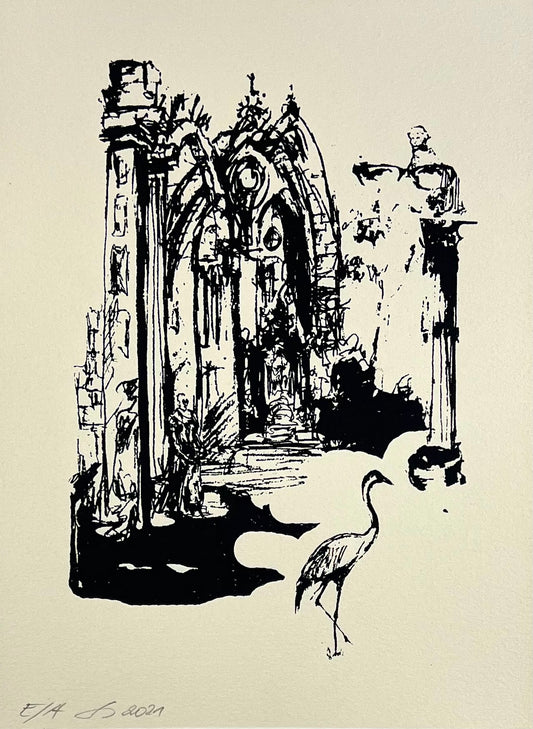 Schult, Frank, ohne Titel 4, 28 X 21cm, e.a., Siebdruck,2021