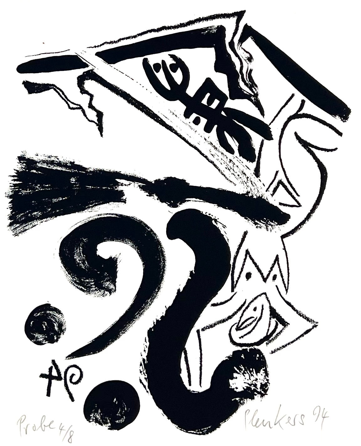 Plenkers, Stefan, o.T., Probe 4/8, 1994