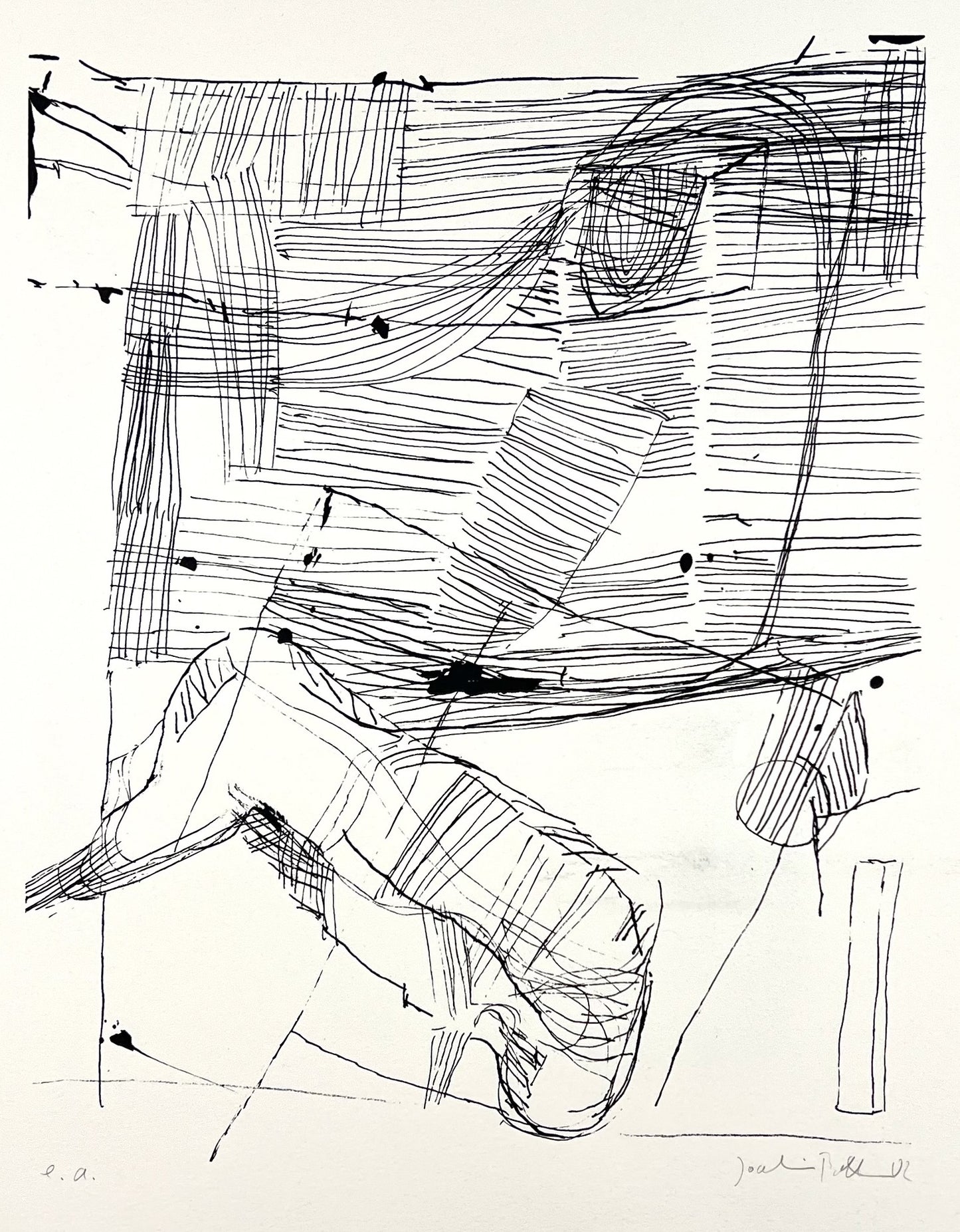 Böttcher, Joachim, Ohne Titel 3, 33 x 27cm, e.a., Siebdruck, 2002