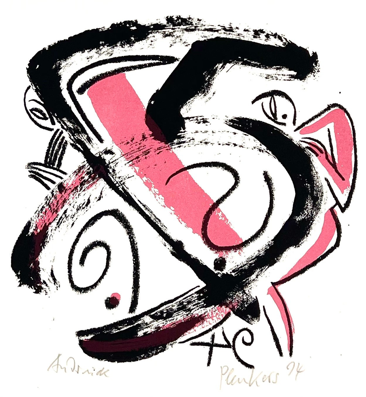 Plenkers, Stefan, o.T., 25 X 25cm, Andruck, 1994