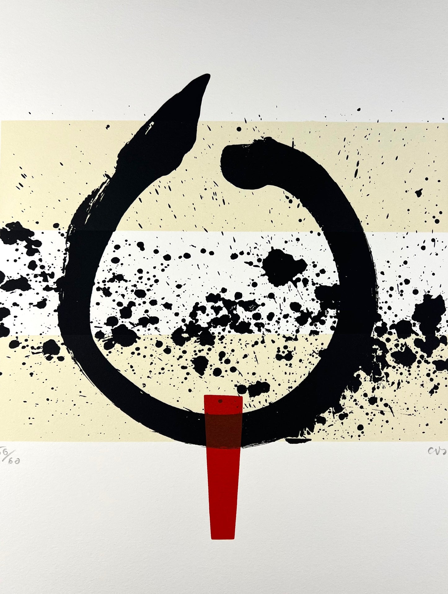 Schmetjen, Arno, Ohne Titel 4, 31 x 29cm, 56/60, Siebdruck