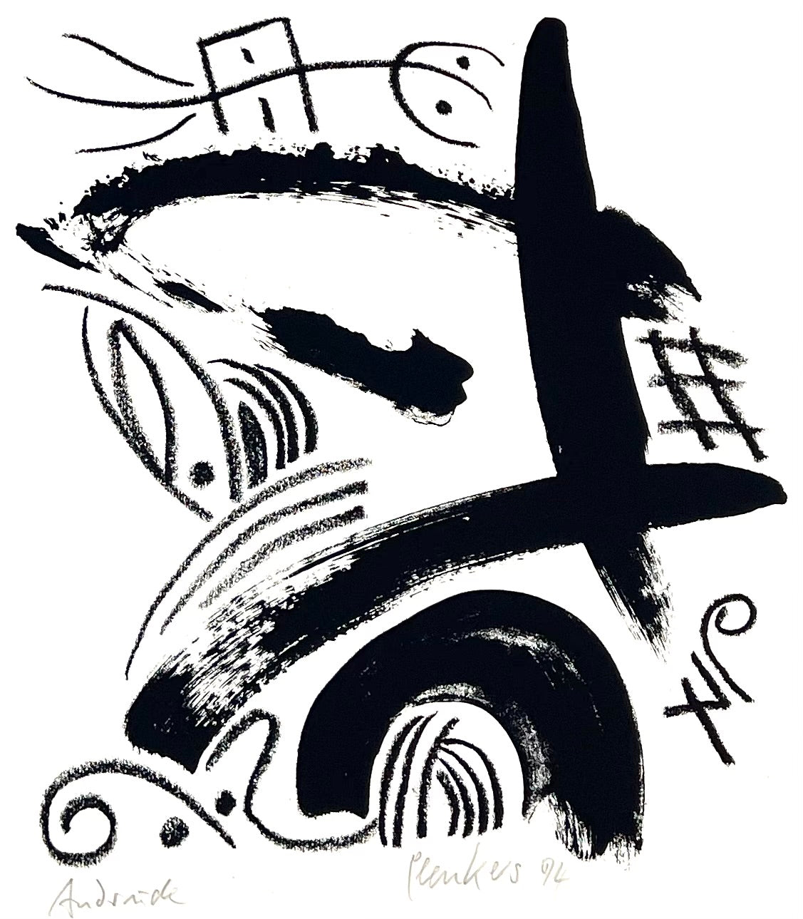 Plenkers, Stefan, o.T., 30 X 26cm, Andruck, 1994