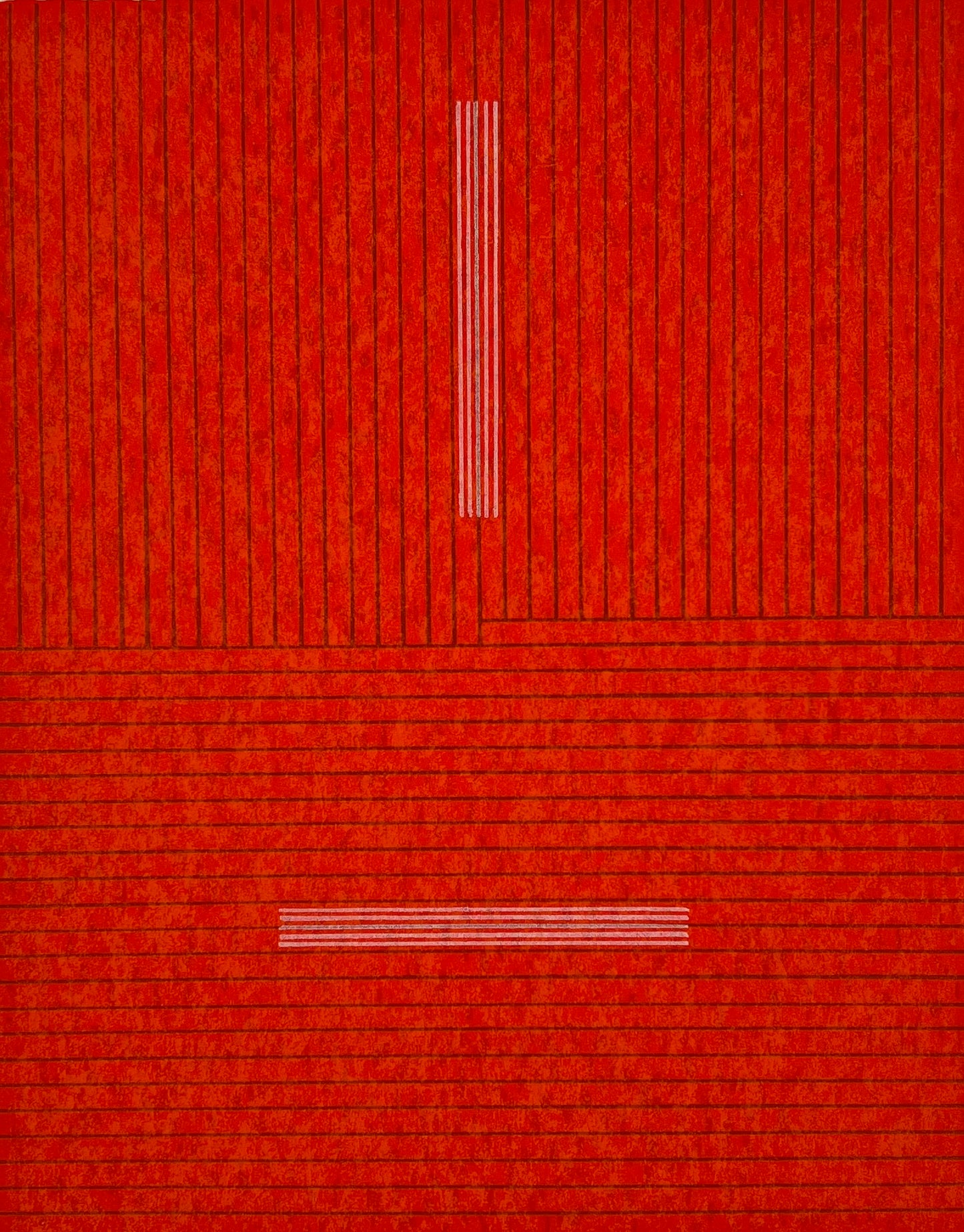Dodinh, Huong, o.T. rot, klein 24 x 19cm, 10/36, Siebdruck, 1998