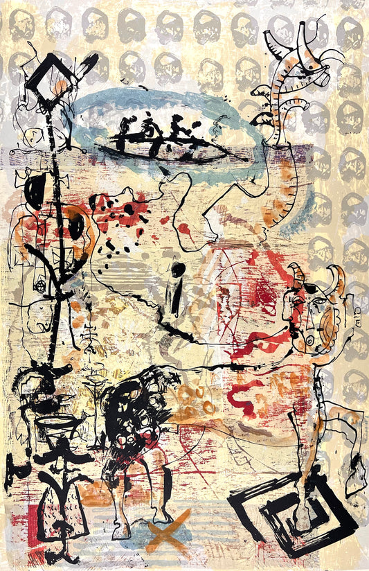 Schult, Frank, ohne Titel, 59 x 39cm, 2/18, Siebdruck, 2004