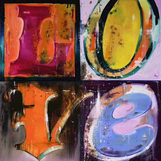 Döring, Jörg, Love, 100 x 100cm, Ölgemälde