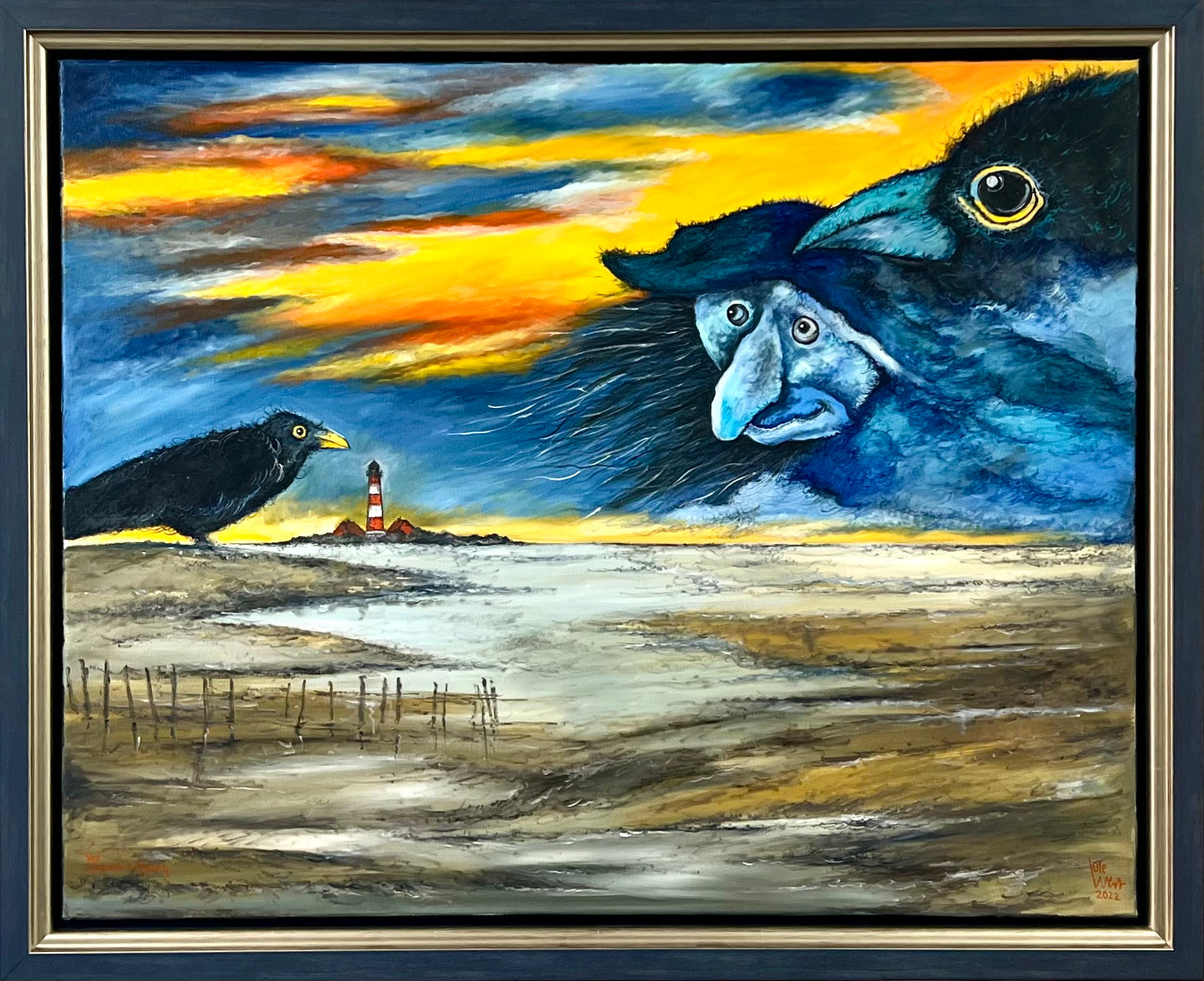 West, Ole, Vor Sonnenaufgang, 80 x 100cm, Öl auf Leinwand